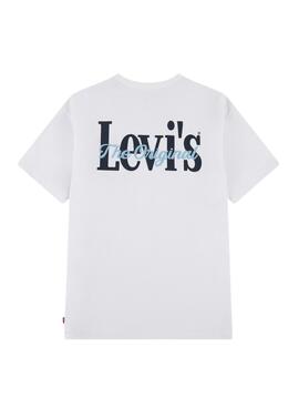 T-shirt Levis Classic And Clean blanc pour enfant