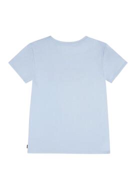T-shirt Levis Batwing bleu clair pour fille et garçon