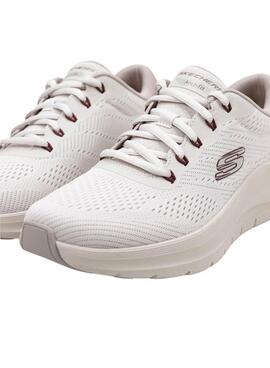 Sneakers Skechers Arch Fit 2.0 blanc cassé pour homme