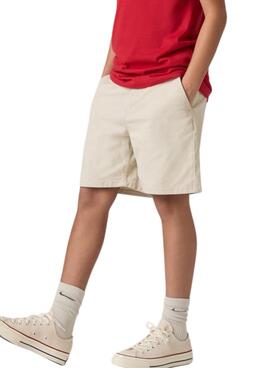 Bermuda Levi's XX Authentic beige chino pour enfant.