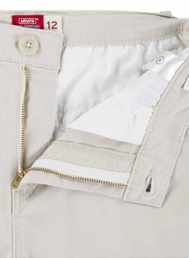 Bermuda Levi's XX Authentic beige chino pour enfant.