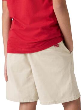 Bermuda Levi's XX Authentic beige chino pour enfant.