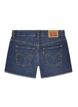 Jupe en jean bleu foncé de la marque Levi's pour fille.