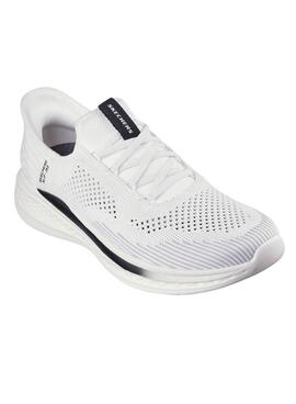 Chaussures Skechers Slade Quinto blanches pour homme