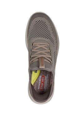 Chaussures Skechers Slade Quinto gris pour homme