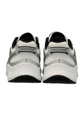 Chaussures Skechers Go Run 2.0 gris et noir pour femme.