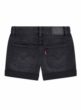 Shorts Levis Girlfriend noir pour fille