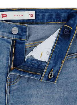Jean Levi's 511 Slim Fit bleu pour garçon.