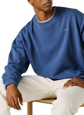 Sweatshirt Pepe Jeans Geo bleue pour homme