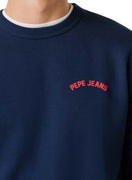 Sweatshirt Pepe Jeans Gideon bleue pour homme