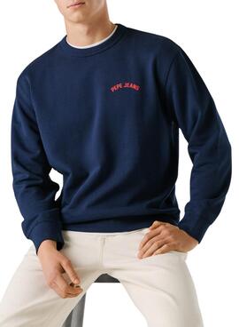 Sweatshirt Pepe Jeans Gideon bleue pour homme