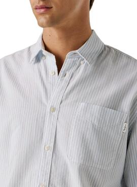 Chemise Pepe Jeans Prescot blanc pour homme