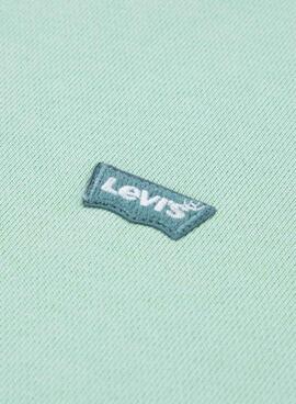 Sweat à capuche Mini Batwing Levis vert pour garçon et fille