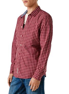 Chemise Pepe Jeans Capel rouge pour homme