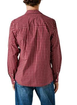 Chemise Pepe Jeans Capel rouge pour homme