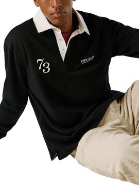 Polo Pepe Jeans Cameron noir pour homme