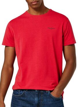 T-shirt Pepe Jeans Connor rouge pour homme