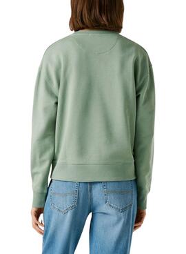 Sweatshirt Pepe Jeans Maty vert pour femme