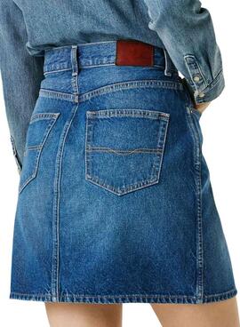 Jupe Pepe Jeans Lilly en denim pour femme