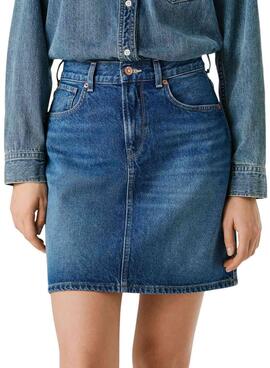 Jupe Pepe Jeans Lilly en denim pour femme