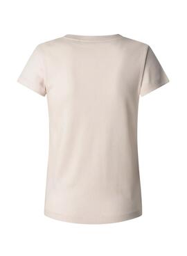 T-shirt Pepe Jeans Merida rose pour femme