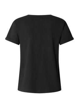 T-shirt Pepe Jeans Nadda noir pour femme