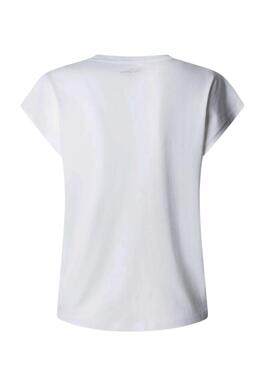 T-shirt Pepe Jeans Maura blanc pour femme