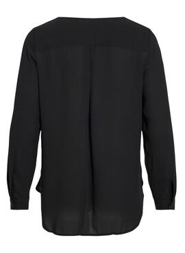 Chemise Vila Lucy noire pour femme