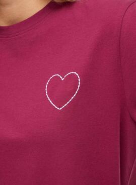 Maillot Vila Vinora bordeaux pour femme