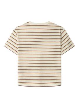 T-shirt Pepe Jeans Arwyn à rayures pour garçon