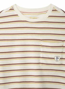 T-shirt Pepe Jeans Arwyn à rayures pour garçon