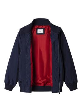 Veste matelassée pour enfant Alfred en bleu marine
