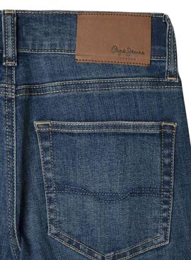 Jean Pepe Jeans Cashed Straight bleu pour garçon