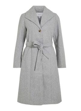 Manteau Vila Claudine gris pour femme