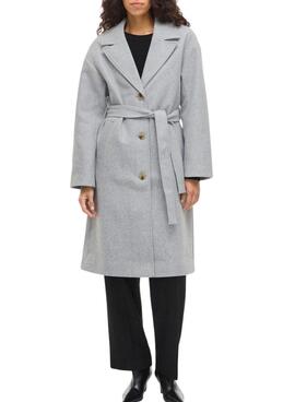 Manteau gris pour femme Vila Claudia