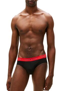 Lot de 3 caleçons Tommy Hilfiger slip noir pour homme