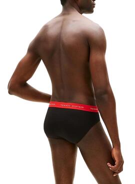 Lot de 3 caleçons Tommy Hilfiger slip noir pour homme