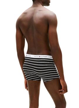 Paquet de 3 caleçons Tommy Hilfiger Trunk Signature imprimés pour homme