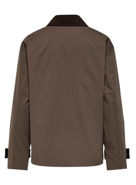 Veste marron pour femme Only Evelyn