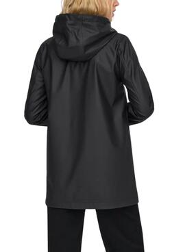 Imperméable noir Only Elisa pour femme