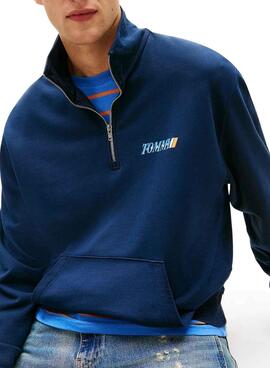 Sweatshirt Tommy Jeans LA Relaxed marine pour homme