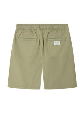 Bermudes Pepe Jeans Stephen vert pour enfant.