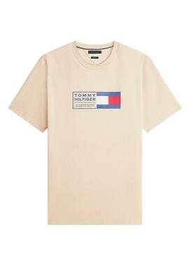 T-shirt Tommy Hilfiger Brand Love Box toasté pour homme