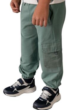Pantalon Mayoral vert avec poches pour garçon