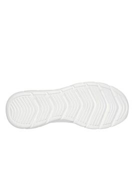 Chaussures Skechers BOBS Sport B Flex Lo blanches pour femmes