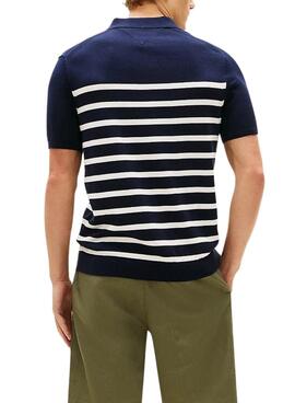 Polo Tommy Hilfiger Essential à rayures marines pour homme