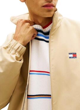Veste Tommy Jeans Essential beige pour homme