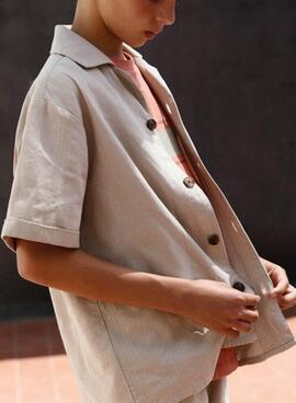 Chemise beige Mayoral pour garçon