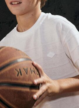 T-shirt blanche pour garçon Mayoral