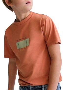 T-shirt Mayoral corail pour garçon